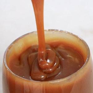 smooth caramel sauce