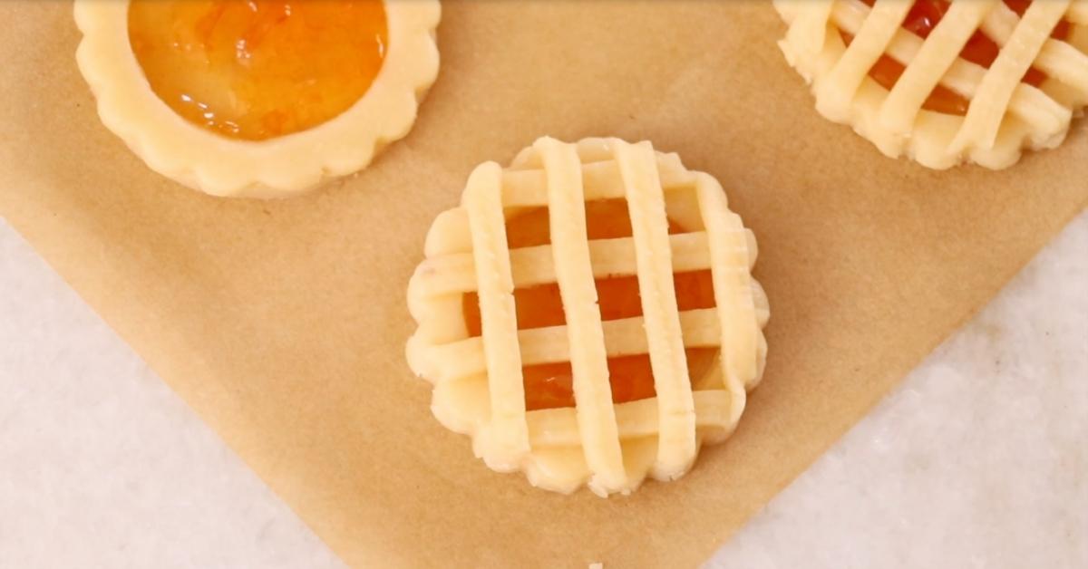 shaped apple pie cookie dough