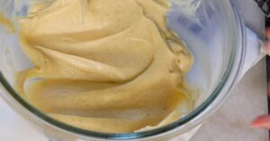 smooth pastry ceram for make cream puff