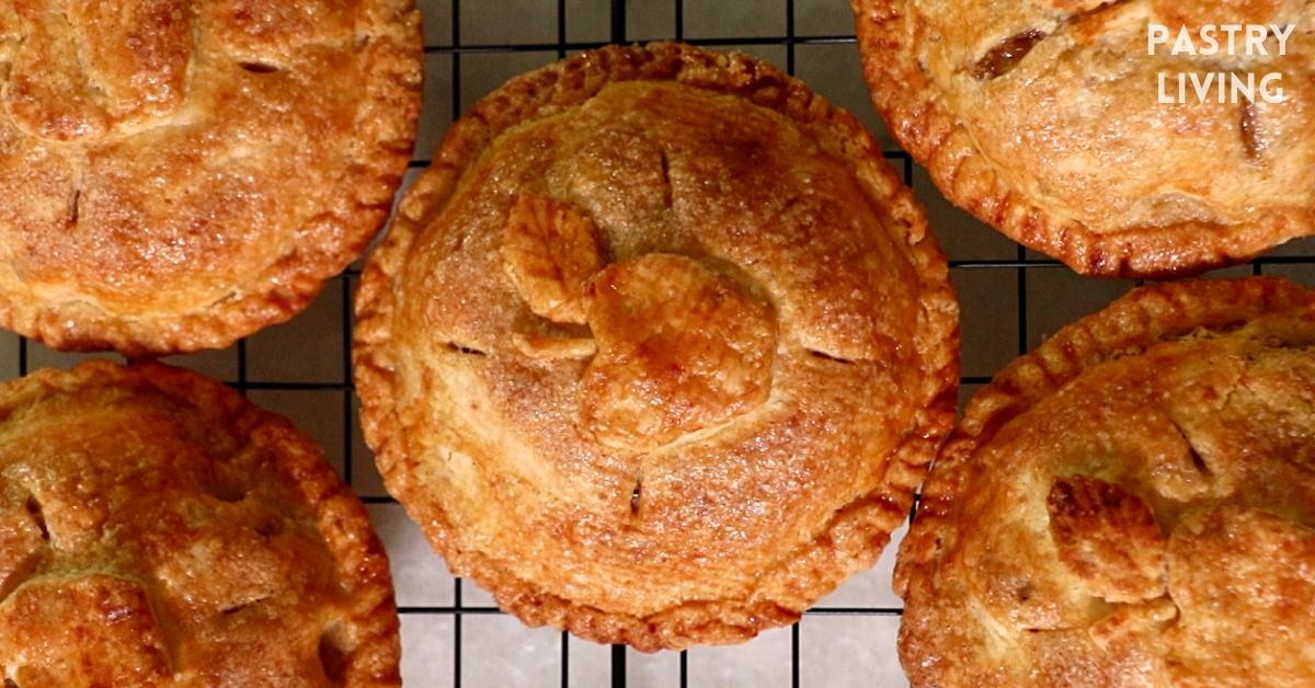 5 circle apple hand pies