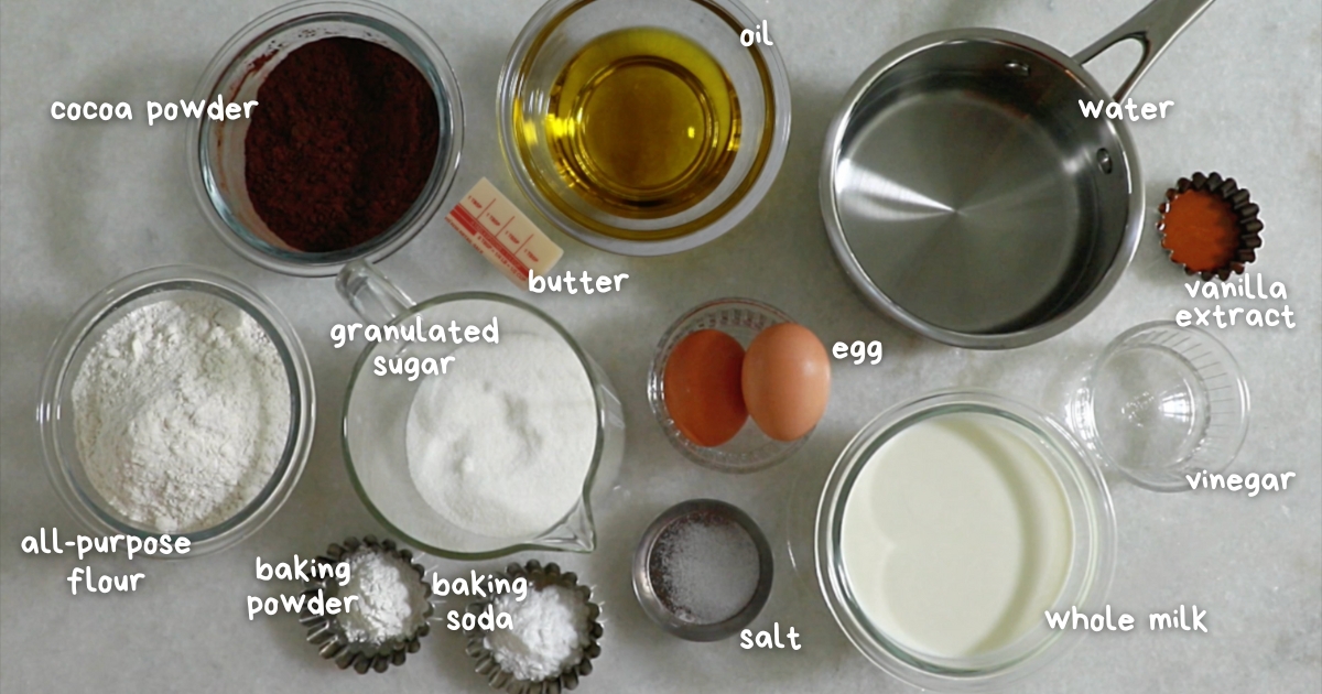 ingredients to make best chocolate cake