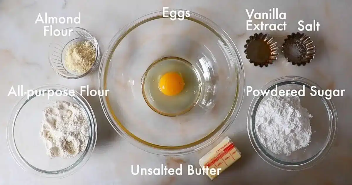 7 ingredients to make tuiles