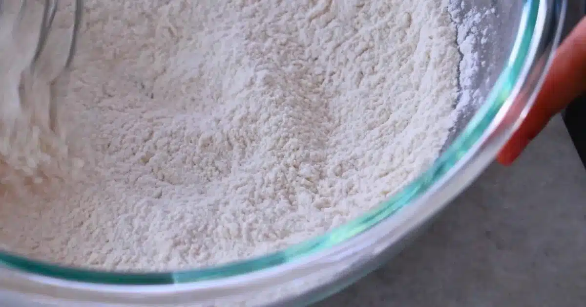mixed sugar, salt and all-purpose flour to make crepes