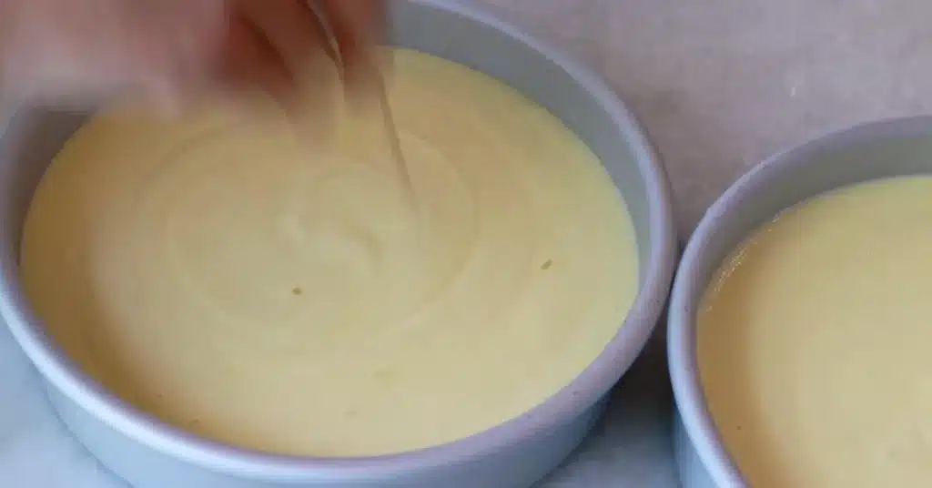 swirling the batter with a toothpick before baking it