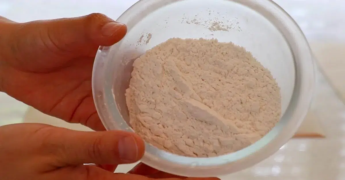 bread flour in a bowl