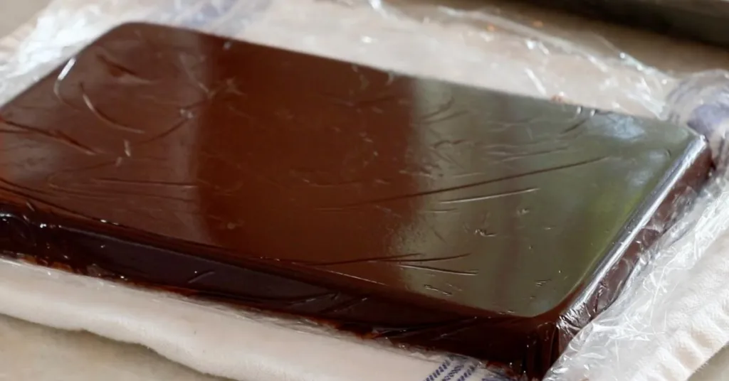 a block of chocolate to make chocolate curls